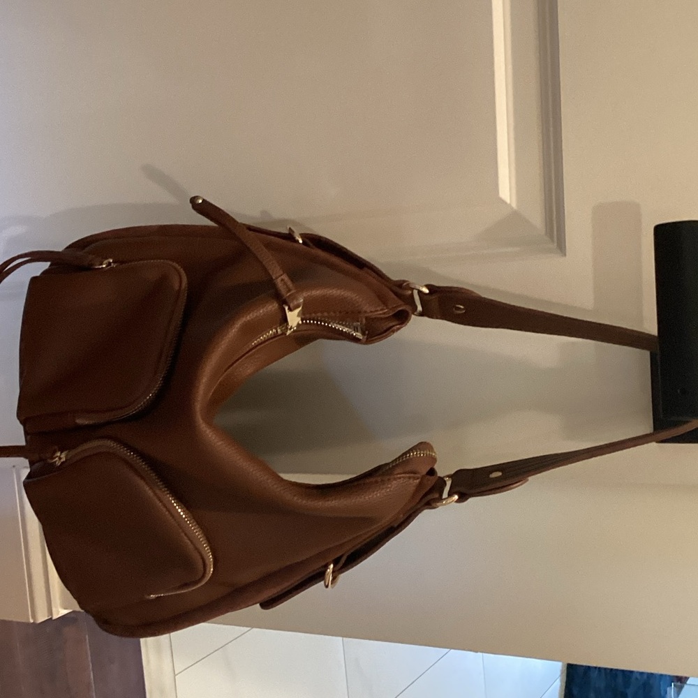 Moda Luxe Brown Shoulder Bag